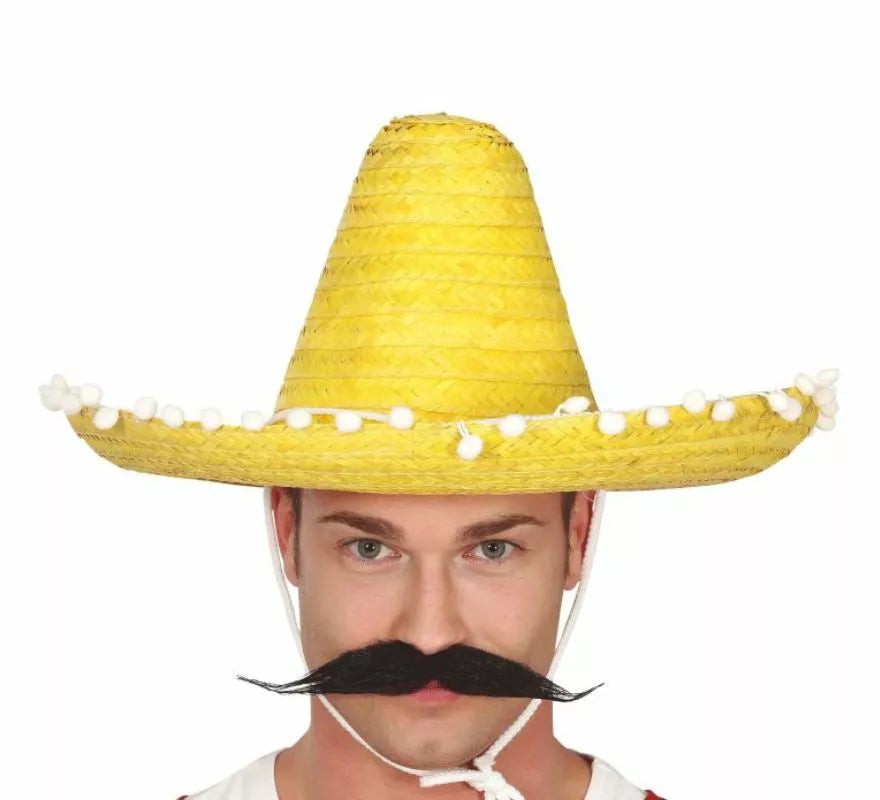 Translation missing: pt-PT.Sombrero de Mexicano con Borlas en varios colores de 45 cm