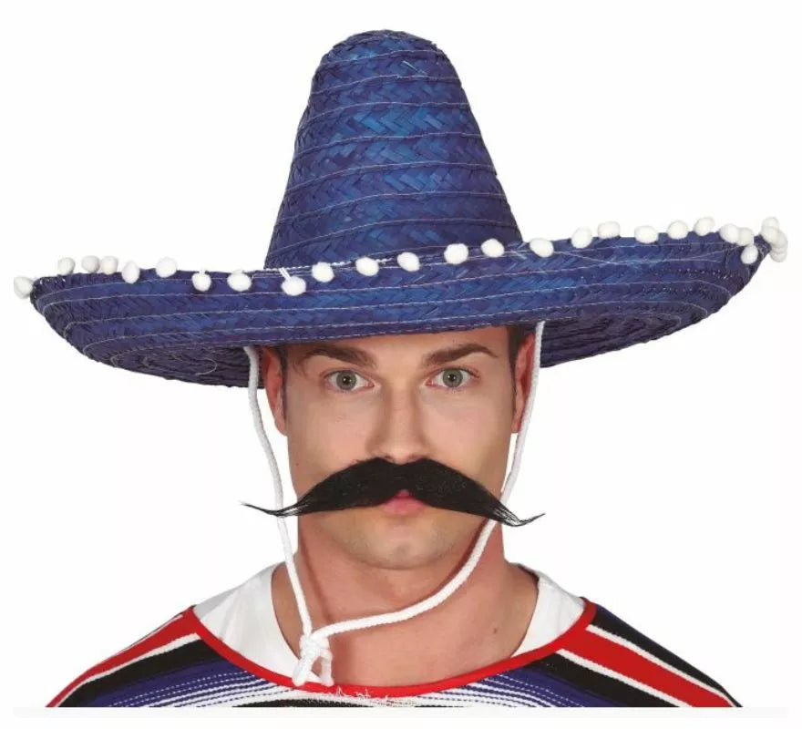 Translation missing: pt-PT.Sombrero de Mexicano con Borlas en varios colores de 50 cm