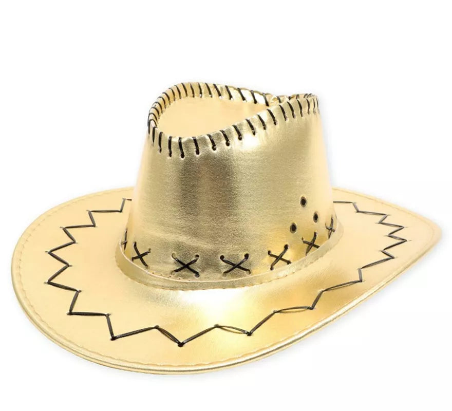 Translation missing: pt-PT.Sombrero de Vaquero en varios colores metalizados adulto