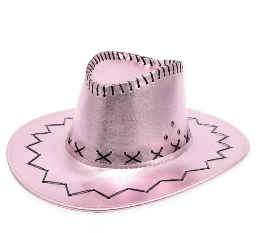 Translation missing: pt-PT.Sombrero de Vaquero en varios colores metalizados adulto