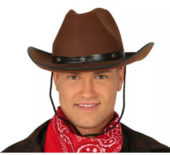 Chapéu de cowboy marrom
