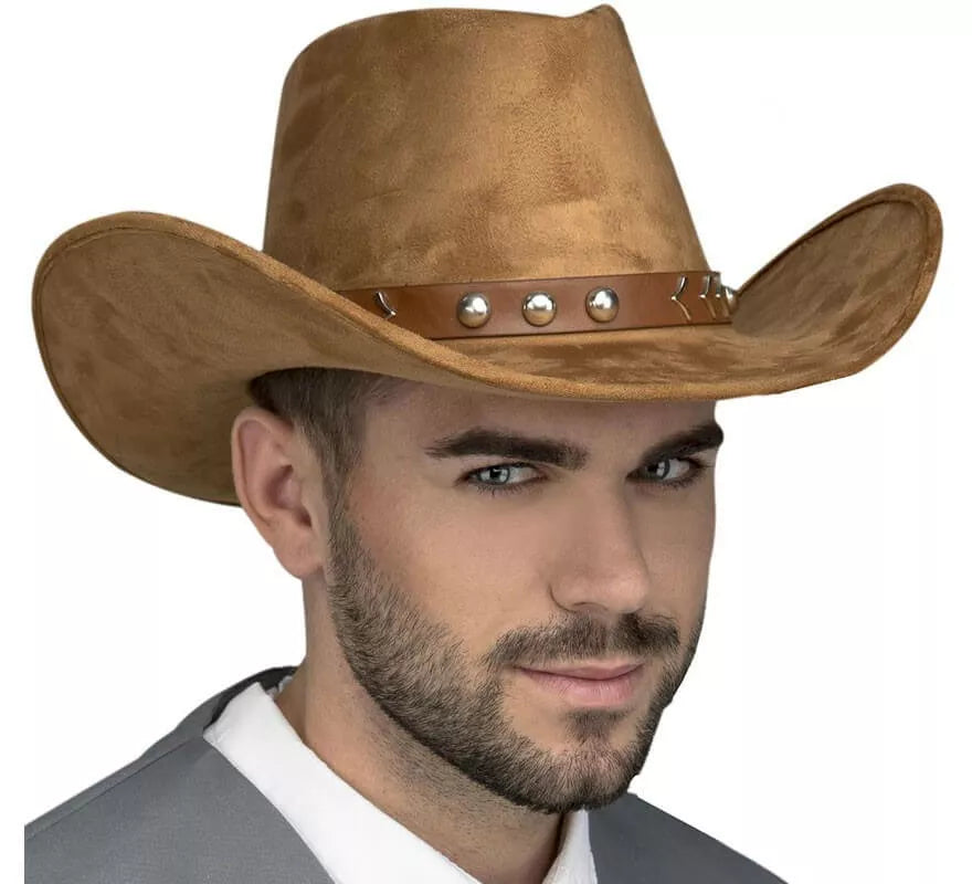 Translation missing: pt-PT.Sombrero de Vaquero Marrón con Cinta