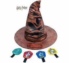 Chapéu Seletor de Harry Potter com Distintivos