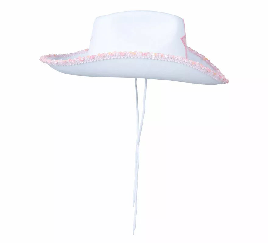 Translation missing: pt-PT.Sombrero Vaquero Blanco con Estrella