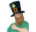Sombrero y barba de duende de San Patricio