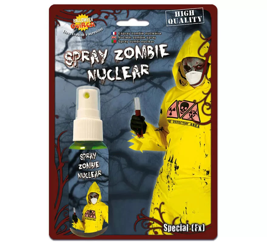 Translation missing: pt-PT.Spray Sangre Zombie nuclear de color verde