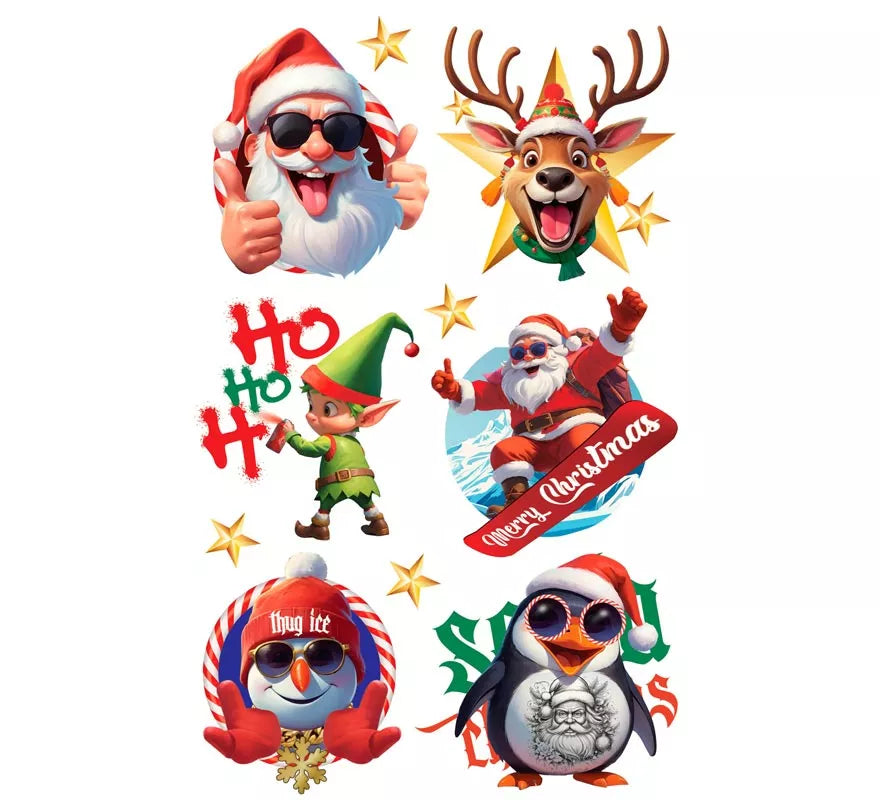 Translation missing: pt-PT.Tatuajes de Navidad modelos surtidos