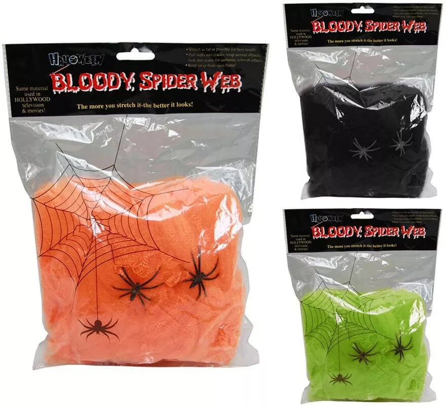 Translation missing: pt-PT.Telaraña con 2 arañas en varios colores