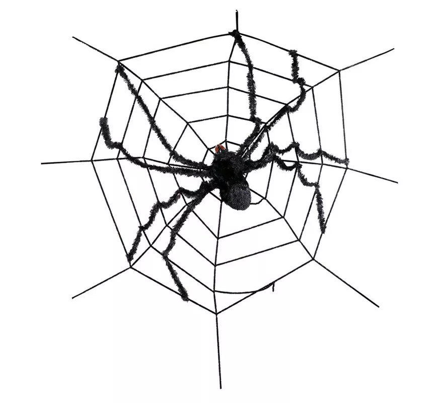 Translation missing: pt-PT.Telaraña con Araña Gigante de 180X180 cm