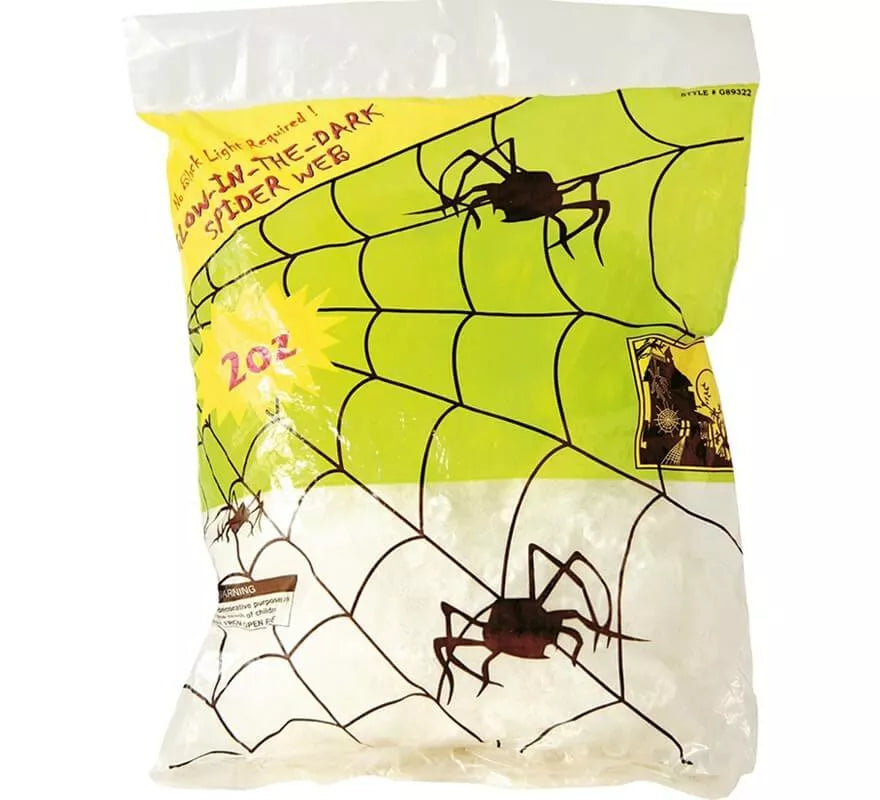 Translation missing: pt-PT.Telaraña con brillo en la oscuridad 57 gr