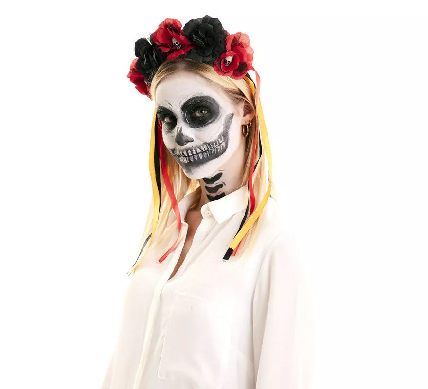 Translation missing: pt-PT.Tiara con Rosas del Día de los Muertos