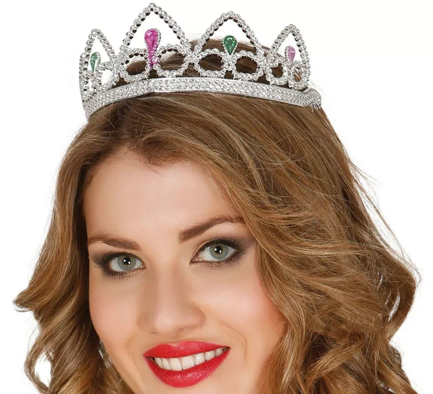 Translation missing: pt-PT.Tiara o Diadema de color plata