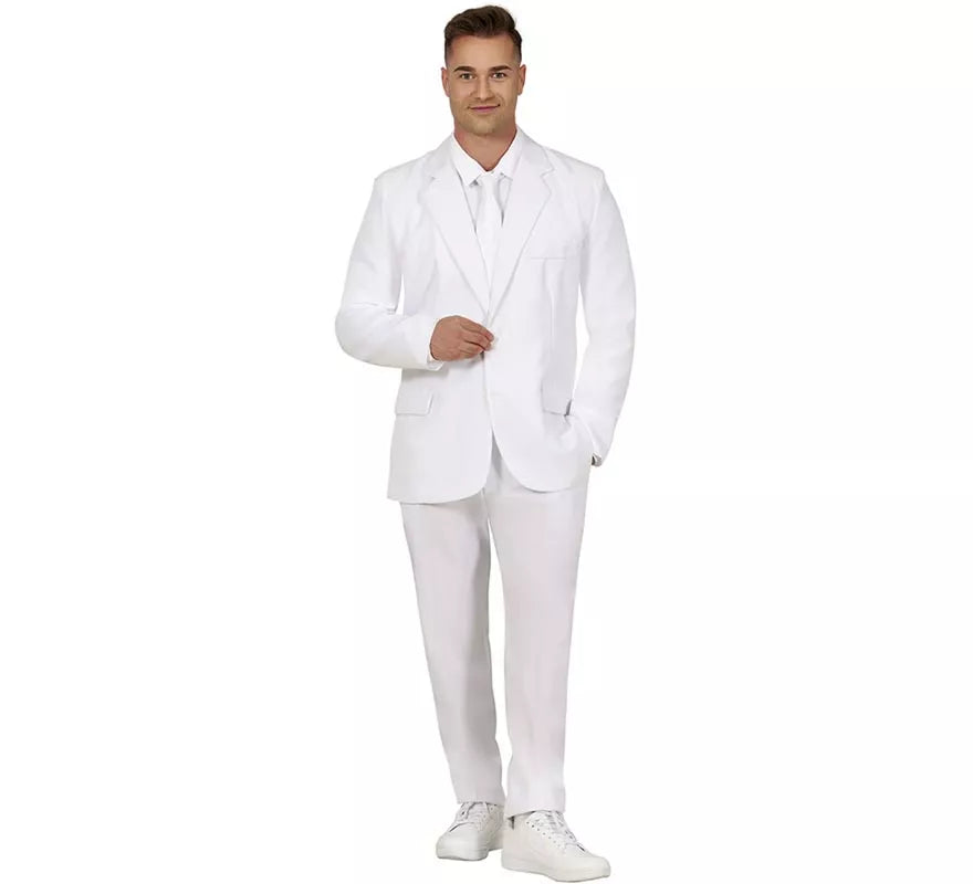 Translation missing: pt-PT.Traje Divertido blanco elegante para hombre
