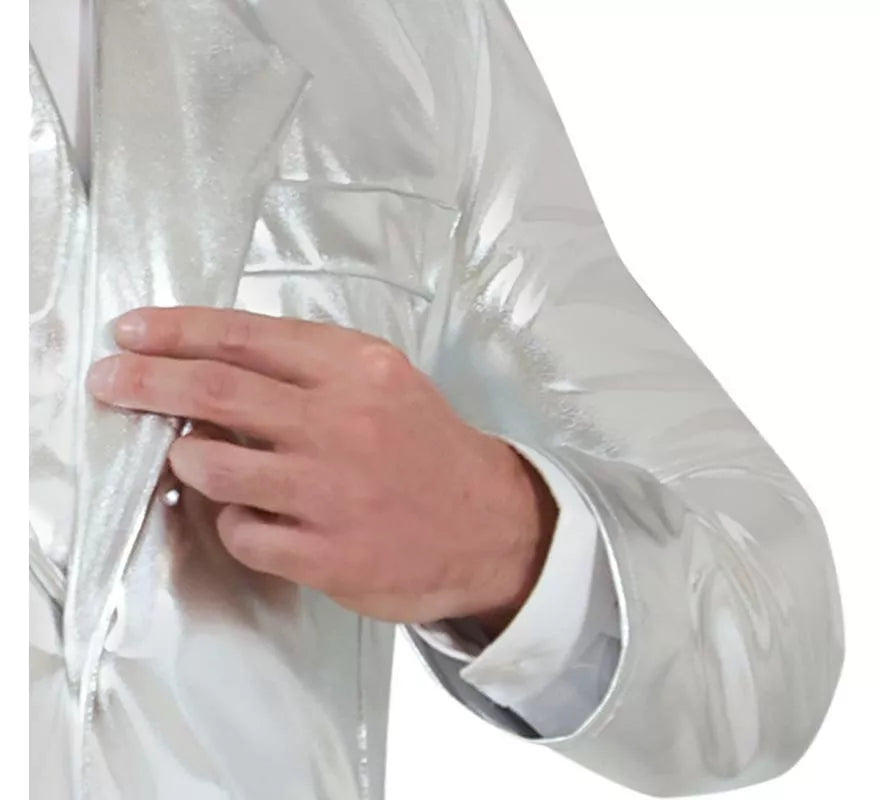 Translation missing: pt-PT.Traje Divertido plateado para hombre