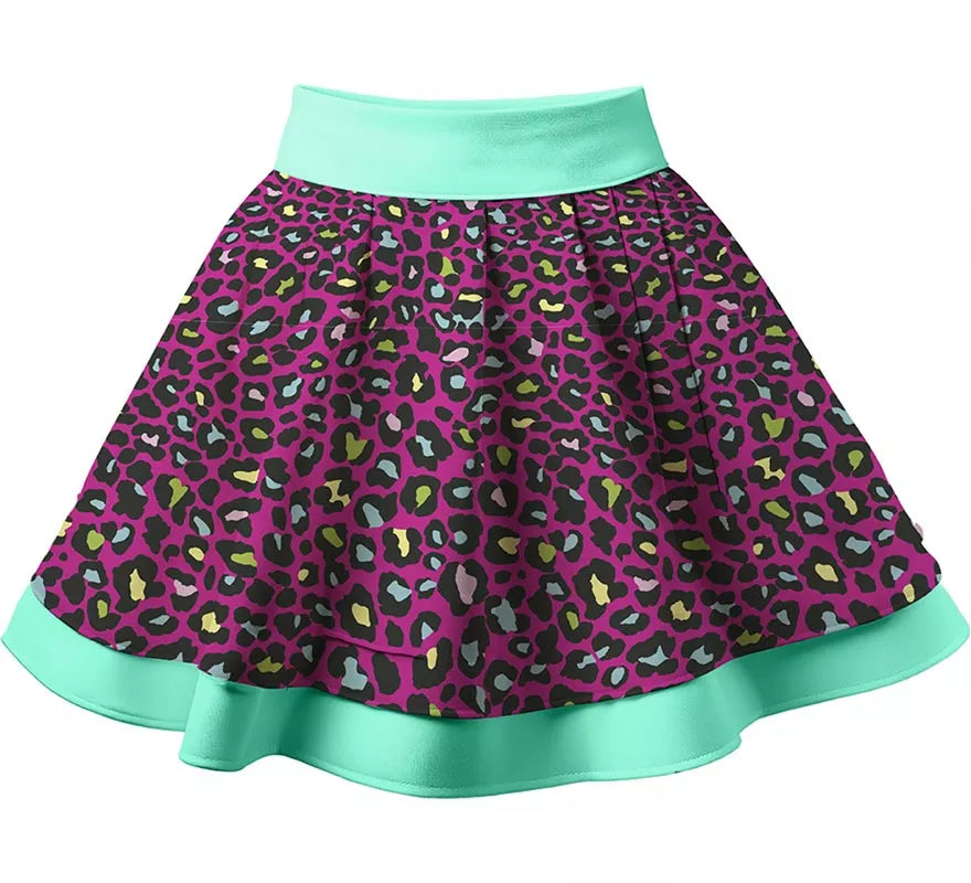 Translation missing: pt-PT.Tutú Leopardo multicolor de 40 cm para mujer