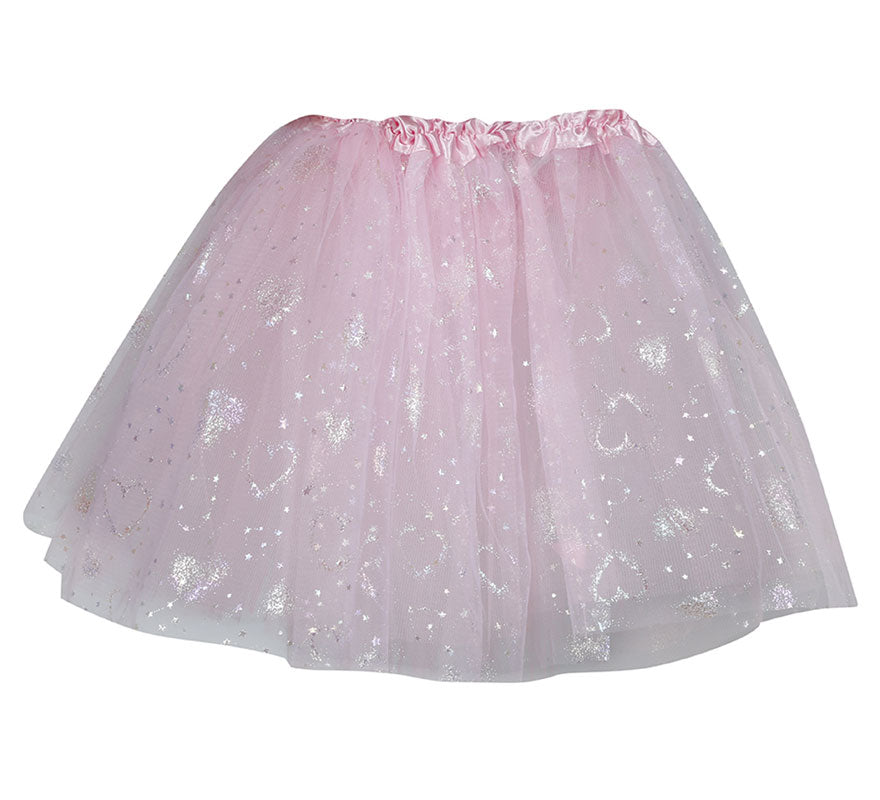Translation missing: pt-PT.Tutú rosa con Estrellas de 30 cm infantil
