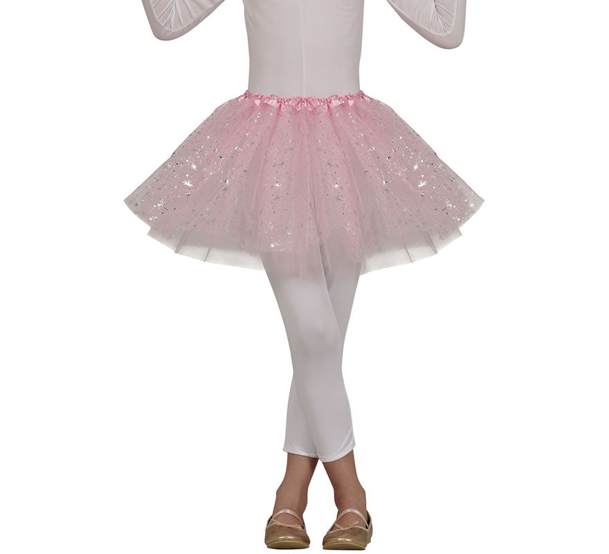 Translation missing: pt-PT.Tutú rosa con Estrellas de 30 cm infantil