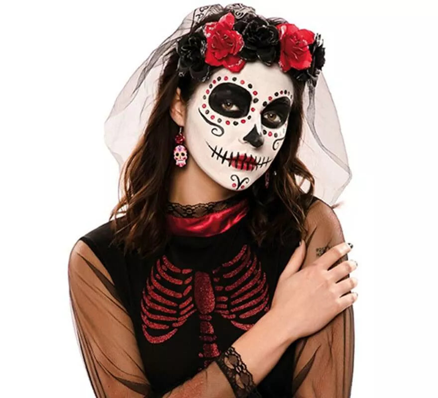 Translation missing: pt-PT.Velo con Calavera del Día de los Muertos