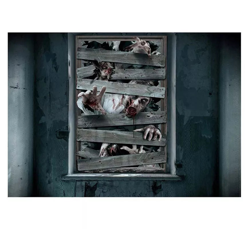 Translation missing: pt-PT.Window Zombies Decorativa de 80X120 cm