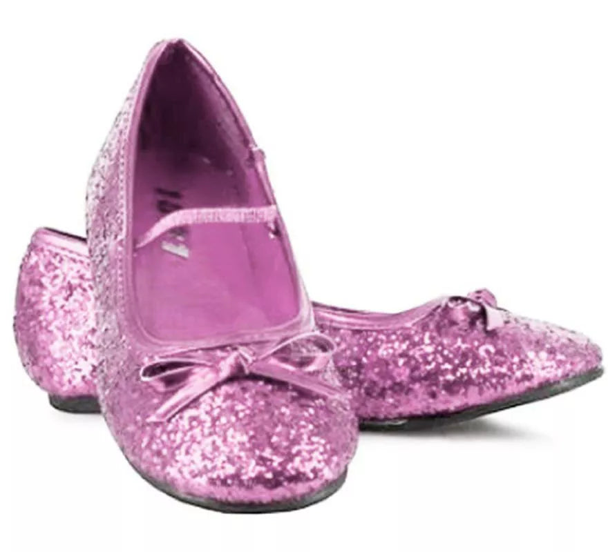 Translation missing: pt-PT.Zapatos Bailarinas Rosa Purpurina en números del 22 al 41